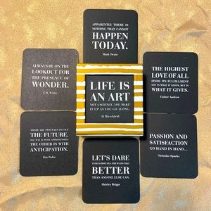 Motivational quotes - 115 cards double sided
